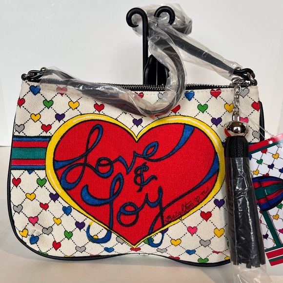 New With Tags Brighton Love & Joy Pouch Purse - Picture 2 of 12